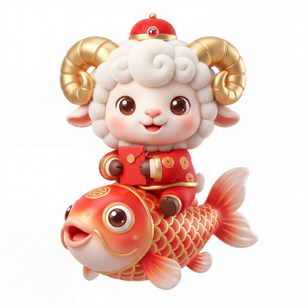 Link Vật Dê Năm Mới, Con Dê Và Thần Tài (70)