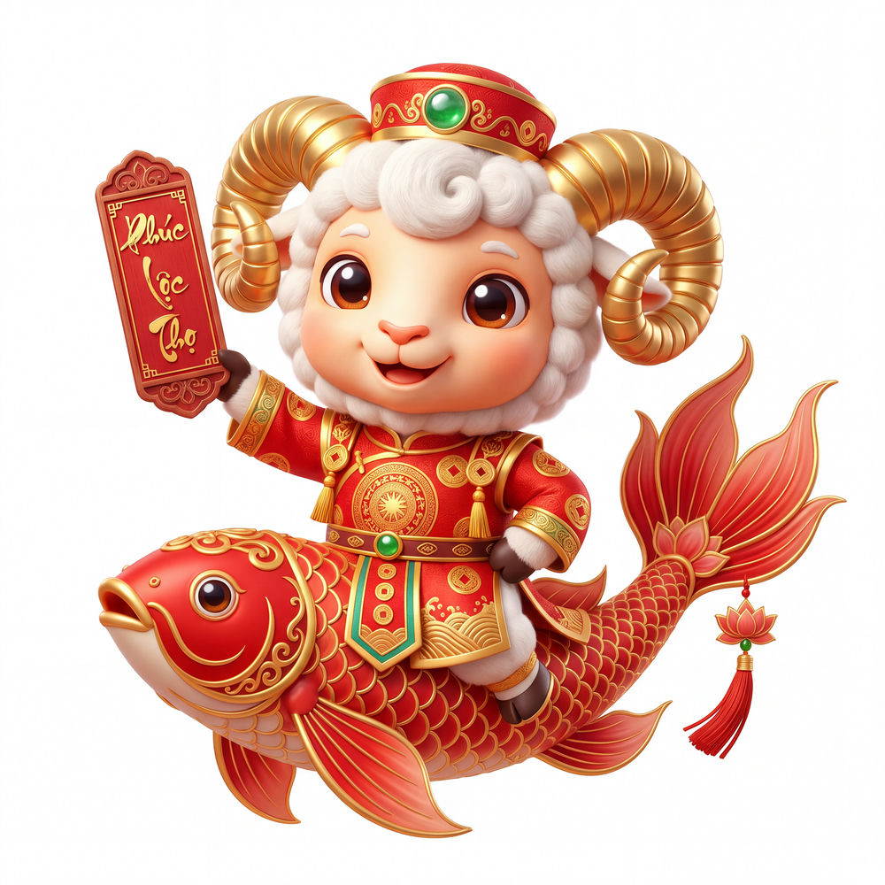 Link Vật Dê Năm Mới, Con Dê Và Thần Tài (74)