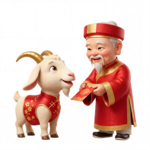 Link Vật Dê Năm Mới, Con Dê Và Thần Tài (8)