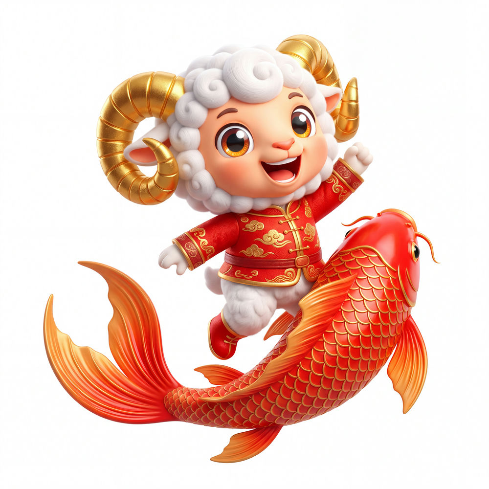 Link Vật Dê Năm Mới, Con Dê Và Thần Tài (82)