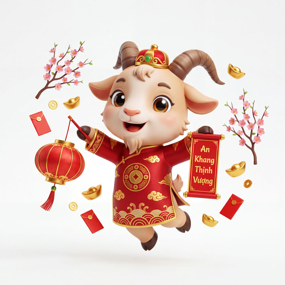 Link Vật Dê Năm Mới, Con Dê Và Thần Tài (84)