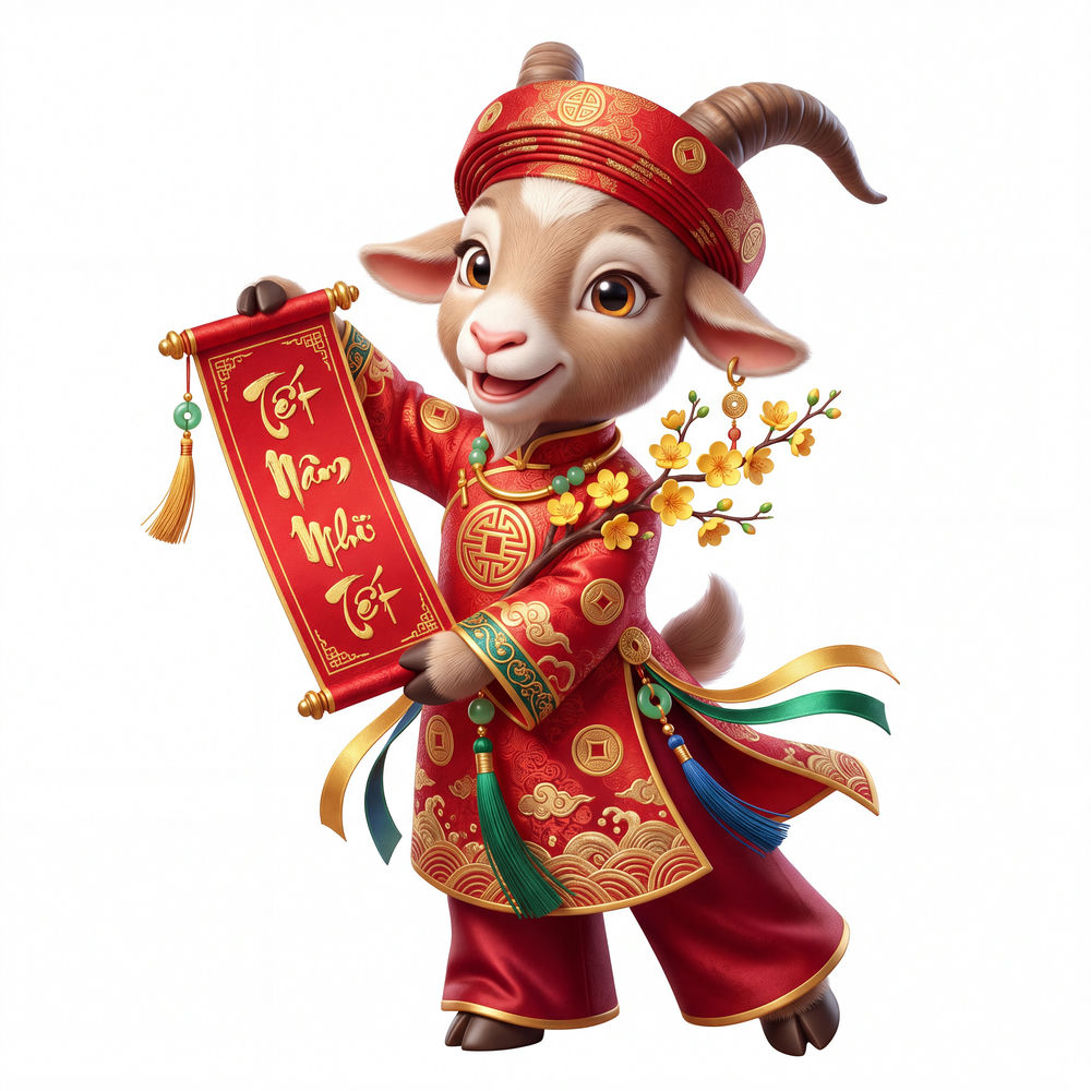 Link Vật Dê Năm Mới, Con Dê Và Thần Tài (85)