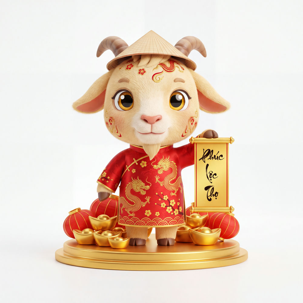 Link Vật Dê Năm Mới, Con Dê Và Thần Tài (93)