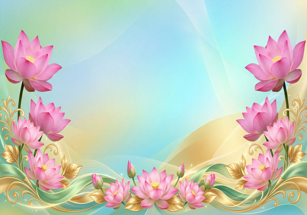 Maket Phông Nền Hoa Sen, Mẫu Phông Nền Đẹp (31)