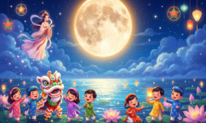 Phông Nền Trung Thu, Vui Hội Trăng Rằm (8)