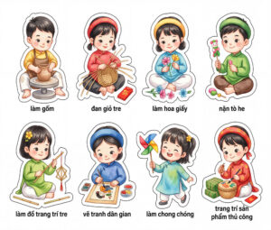 Sticker Tết, Chibi Năm Mới, Em Bé Tết  (58)