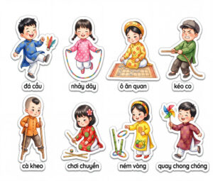 Sticker Tết, Chibi Năm Mới, Em Bé Tết  (80)