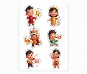 Sticker Trung Thu, Em Bé Trung Thu (27)
