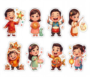 Sticker Trung Thu, Em Bé Trung Thu (28)
