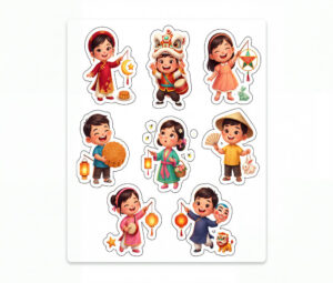 Sticker Trung Thu, Em Bé Trung Thu (29)