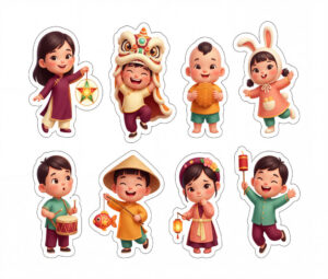 Sticker Trung Thu, Em Bé Trung Thu (31)