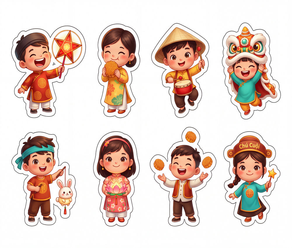 Sticker Trung Thu, Em Bé Trung Thu (41)