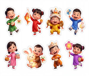 Sticker Trung Thu, Em Bé Trung Thu (47)