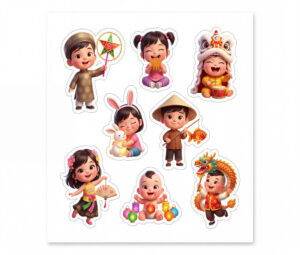 Sticker Trung Thu, Em Bé Trung Thu (5)