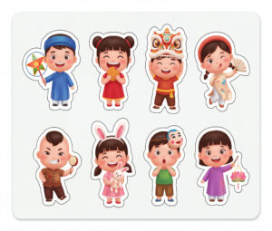 Sticker Trung Thu, Em Bé Trung Thu (52)