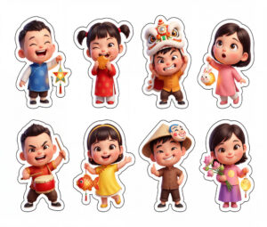 Sticker Trung Thu, Em Bé Trung Thu (62)