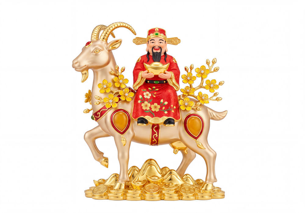 Thần Tài, Hình Ảnh ThầnTài Và Dê Năm Mới (25)