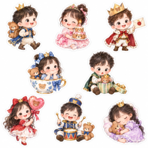 Sticker, Chibi Sinh Nhật, Em Bé Chibi (14)