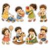 Sticker, Chibi Sinh Nhật, Em Bé Chibi (20)