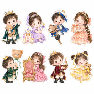 Sticker, Chibi Sinh Nhật, Em Bé Chibi (5)